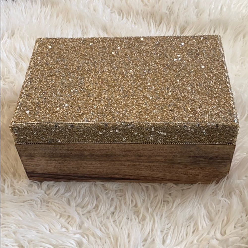 Pier 1 Glam Wooden Box